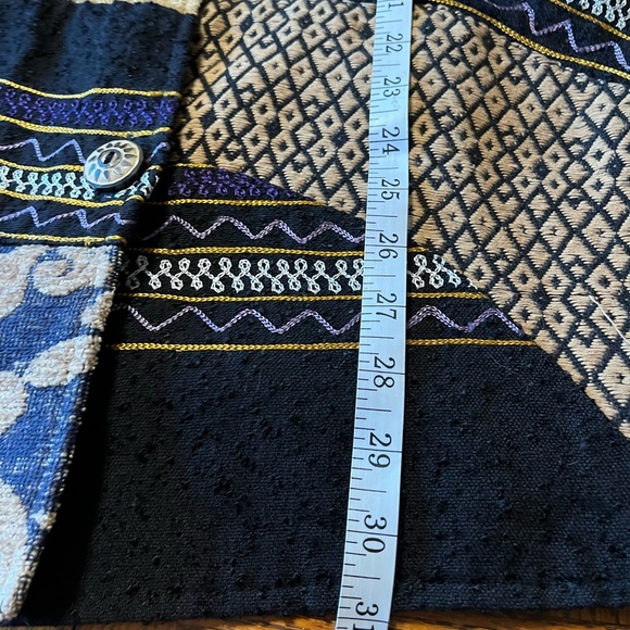 Indigo Moon Size 1X Jacket Patchwork - Picture 8 of 8